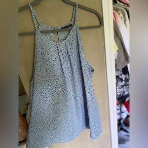 spaghetti strap tank top, with keyhole on the back